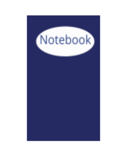 A Smart Blue Hardcover Notebook.