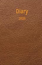 Tan Leather Style Diary 2026